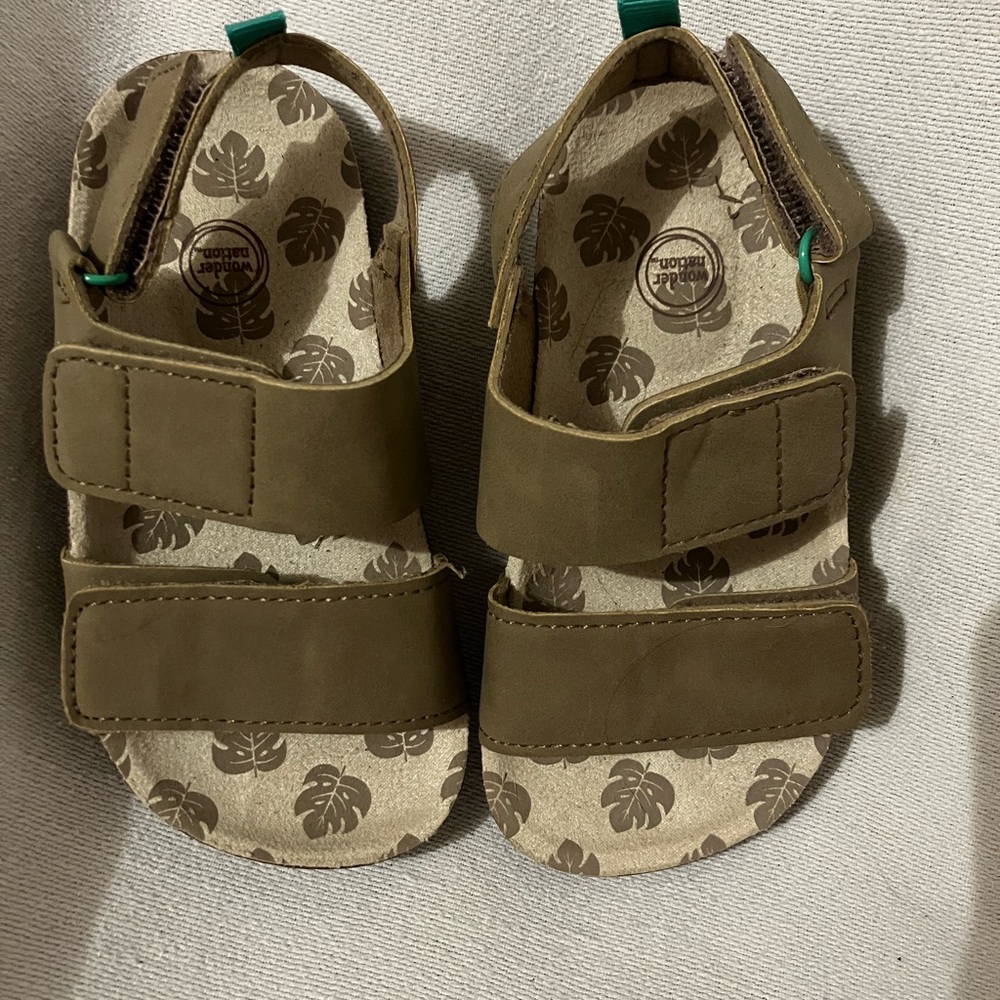 Wonder Nation Tan Kids Sandals